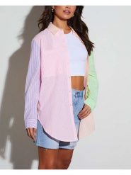 Milan Kiss Bluzka ze wzorem rozmiar: L. Bluzki Milan Kiss, l, bez wzorów, bez kołnierzyka, bez ramiączek. Za 152.99 zł.