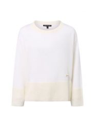 Armani Exchange Sweter z zawartością alpaki Kobiety biały, L. Białe swetry Armani Exchange, l, bez wzorów, prążkowane, eleganckie, bez ramiączek. Za 329.95 zł.
