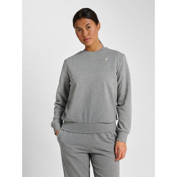 Bluza damska Hummel Pulse. Szare bluzy bez kaptura Hummel, na zimę, bez wzorów, bez kaptura. Za 186.50 zł.