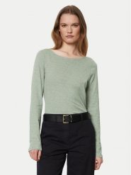 Marc O'Polo Bluzka 406 2261 52199 Zielony Slim Fit. Zielone bluzki Marc O'Polo, l, bez wzorów, z bawełny, bez kołnierzyka, bez ramiączek. Za 99.99 zł.