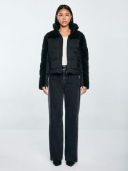 BIG STAR Kurtka przejściowa w kolorze czarnym rozmiar: M. Czarne kurtki BIG STAR, m, bez wzorów, retro, bez kaptura. Za 259.99 zł.