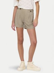 JDY Szorty materiałowe Birdie Geggo 15320995 Beżowy Regular Fit. Brązowe szorty JDY, bez wzorów, z materiału. Za 59.99 zł.