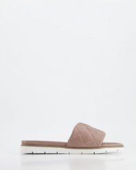 SKÓRZANE KLAPKI 030820357 HAT. Klapki Venezia, bez wzorów, ze skóry, bez obcasa, bez zapięcia. Za 129.00 zł.