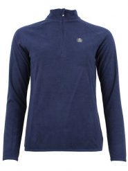 Peak Mountain Bluza polarowa "Afinor" w kolorze granatowym rozmiar: XL. Niebieskie bluzy bez kaptura Peak Mountain, xl, z aplikacjami, z materiału, bez kaptura. Za 79.21 zł.