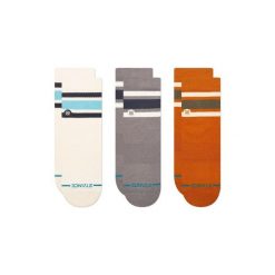 Skarpety Stance Boyd Quarter 3 Pack. Brązowe skarpetki Stance, bez wzorów. Za 130.99 zł.