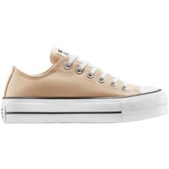 Adidasy Converse Chuck Taylor All Star Lift Platform Polka, Dla obu płci. Brązowe buty sportowe lifestyle Converse, bez wzorów, z tkaniny, retro, bez zapięcia. Za 490.00 zł.