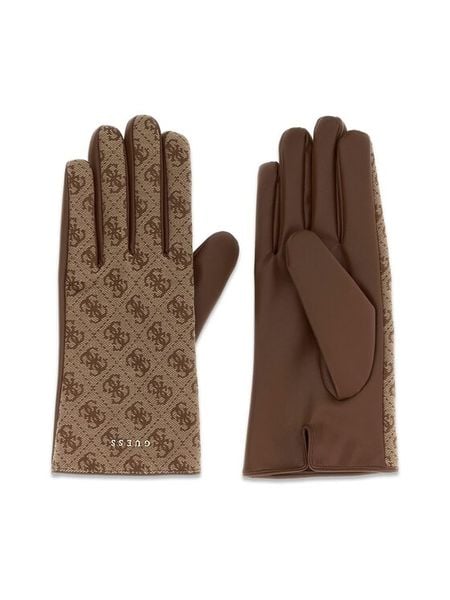 Guess Kapelusz 184726 Beżowy. Brązowe kapelusze Guess, z aplikacjami. Za 234.99 zł.
