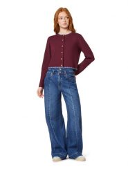 Scotch & Soda Kardigan w kolorze bordowym rozmiar: L. Czerwone swetry Scotch & Soda, l, bez wzorów, bez ramiączek. Za 249.95 zł.