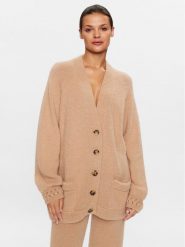 La Perla Kardigan 0056190 Beżowy Relaxed Fit. Brązowe swetry La Perla, m, bez wzorów, z syntetyku, bez ramiączek. Za 4,089.00 zł.