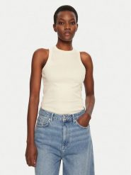 IVY OAK Top Klara IO1100X2350 Beżowy Slim Fit. Brązowe topy IVY & OAK, xs, bez wzorów, z bawełny, bez kołnierzyka, bez ramiączek. Za 169.99 zł.