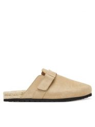 Manebi Espadryle K 1.1 B0 Beżowy. Brązowe espadryle Manebi, bez wzorów, ze skóry, bez obcasa. Za 429.99 zł.