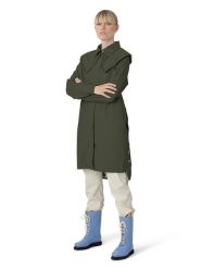 Ilse Jacobsen Płaszcz przeciwdeszczowy w kolorze ciemnozielonym rozmiar: 40. Zielone kurtki przeciwdeszczowe Ilse Jacobsen, bez wzorów, bez kaptura, outdoorowe. Za 217.99 zł.