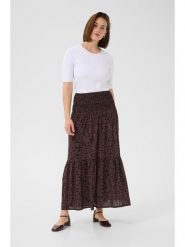 Kaffe Spódnica w kolorze bordowo-czarnym rozmiar: M/L. Czerwone spódnice Kaffe, l, bez wzorów, z wiskozy, maxi. Za 124.45 zł.