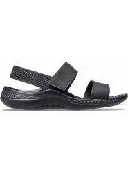 Crocs Sandały "LiteRide 360" w kolorze czarnym rozmiar: 34/35. Czarne sandały Crocs, bez wzorów, klasyczne, z otwartym noskiem, bez obcasa, bez zapięcia. Za 118.84 zł.