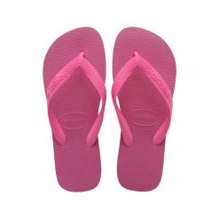 Japonki Havaianas Top. Czerwone japonki Havaianas, bez wzorów, z gumy, sportowe. Za 89.99 zł.