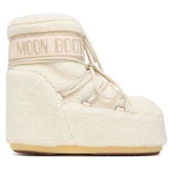 Śniegowce Moon Boot. Białe śniegowce Moon Boot, bez wzorów, bez zapięcia. Za 1,319.00 zł.