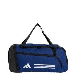 Torba Essentials 3-Stripes Duffel Small. Białe torby sportowe adidas, bez wzorów, z materiału. Za 149.00 zł.