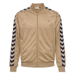 Kurtka z dresu Hummel Archive Poly. Brązowe kurtki Hummel, l, z aplikacjami, z dresówki, bez kaptura. Za 322.00 zł.