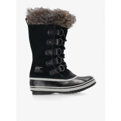 Buty zimowe damskie Sorel Joan Of Arctic Boot WP. Czarne buty trekkingowe Sorel, na zimę, bez zapięcia. Za 650.99 zł.