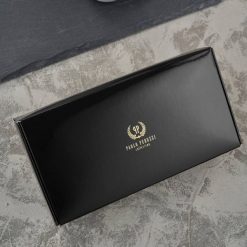 Duży portfel damski skórzany granatowy z miejscem na telefon kopertówka Paolo Peruzzi T-141-NV. Niebieskie portfele PAOLO PERUZZI, bez wzorów, ze skóry. Za 89.00 zł.