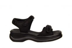 Sandały Azaleia Vera Therapy Pap Ad Black 23 198035, Czarny, Materiał. Czarne sandały Azaleia, bez wzorów, z materiału, sportowe, bez obcasa, na płaskiej podeszwie, bez zapięcia. Za 199.99 zł.