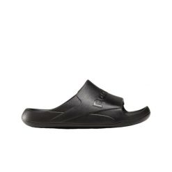 1622 Klapki Slip-On Unisex do Basenu, Czarny. Czarne klapki Reebok, bez wzorów, sportowe, bez obcasa, bez zapięcia. Za 83.99 zł.