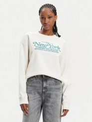 Tommy Jeans Bluza Varsity DW0DW17786 Écru Boxy Fit. Bluzy Tommy Jeans, xxs, bez wzorów, z bawełny, bez kaptura. Za 289.99 zł.