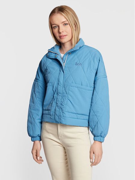 LEE LIGHT LAYER JACKET DAMSKA KURTKA SPACE BLUE L55FEW50 112320653. Niebieskie kurtki Lee, l, bez wzorów, bez kaptura. W wyprzedaży za 149.99 zł.