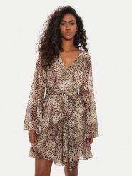 Guess Sukienka codzienna W4YK29 WDW82 Kolorowy Regular Fit. Sukienki Guess, na co dzień, s, z aplikacjami, z syntetyku, bez kołnierzyka, bez ramiączek, proste. Za 319.99 zł.