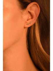 OR ÉCLAT Złote kolczyki-wkrętki "Hanaïs" z cyrkoniami rozmiar: onesize. Żółte kolczyki Or Éclat, z cyrkonią, złote. Za 422.66 zł.