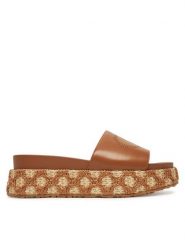 Liu Jo Klapki SA5107 EX014 Brązowy. Brązowe klapki Liu Jo, bez wzorów, ze skóry, bez obcasa, bez zapięcia. Za 379.99 zł.