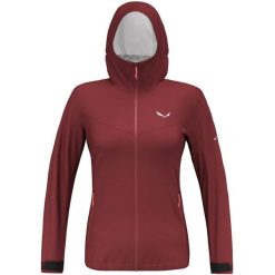 Kurtka przeciwdeszczowa damska Salewa Puez Aqua 4 PTX 2.5L Jacket. Czerwone kurtki przeciwdeszczowe Salewa, l, bez wzorów, bez kaptura, trekkingowe. Za 576.85 zł.
