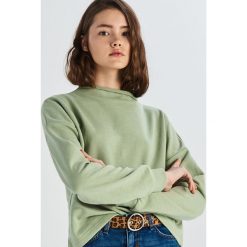 Gładka bluza ze stójką - Zielony. Bluzy marki Sinsay. W wyprzedaży za 19.99 zł.