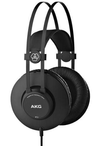 AKG K52 - Słuchawki studyjne, nauszne, zamknięte. Słuchawki nauszne AKG. Za 184.99 zł.