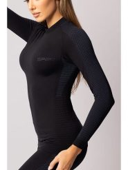 Spaio Koszulka termiczna "Fierce" w kolorze czarnym rozmiar: S. Czarne t-shirty sportowe Spaio, s, bez wzorów, z materiału, bez ramiączek, outdoorowe. Za 196.95 zł.