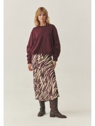 TATUUM Spódnica w kolorze bordowo-kremowym rozmiar: 36. Brązowe spódnice Tatuum, na co dzień, bez wzorów, z wiskozy, maxi, proste. Za 178.79 zł.