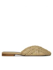 Patrizia Pepe Klapki 8Z0140/L109 Beżowy jasny. Brązowe klapki Patrizia Pepe, bez wzorów, ze skóry, bez obcasa, bez zapięcia. Za 1,249.00 zł.