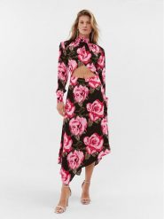 ROTATE Sukienka koktajlowa Jacquard Midi 1112502840 Kolorowy Regular Fit. Sukienki ROTATE, bez wzorów, z wiskozy, wizytowe, bez kołnierzyka, bez ramiączek, midi. Za 1,399.00 zł.