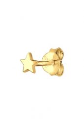 Elli Damskie kolczyki sztyfty Gwiazda Astro Single Piece w srebrze próby 925 Sterling Silver Nausznice 1 ct. Szare kolczyki Elli, srebrne. Za 183.99 zł.