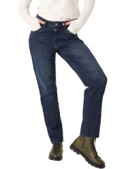 Timezone Dżinsy - Regular fit - w kolorze granatowym rozmiar: W27/L34. Niebieskie jeansy Timezone, l, bez wzorów, klasyczne. Za 139.87 zł.