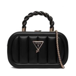 Torebka Guess. Czarne torebki klasyczne Guess, z aplikacjami, klasyczne, bez dodatków. Za 299.99 zł.