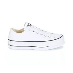 Trampki Converse Chuck Taylor All Star Lift, Dla obu płci. Białe trampki Converse, bez wzorów, retro, bez zapięcia. Za 383.00 zł.