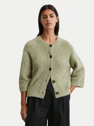 Marc O'Polo Kardigan 506 6045 61059 Zielony Relaxed Fit. Zielone swetry Marc O'Polo, xl, bez wzorów, z bawełny, bez ramiączek. Za 549.99 zł.