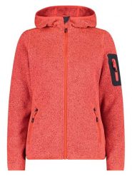 CMP Kurtka polarowa w kolorze czerwonym rozmiar: 50. Czerwone kurtki CMP, s, bez wzorów, z dzianiny, bez kaptura. Za 188.40 zł.