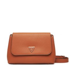 Torebka Guess. Brązowe listonoszki Guess, z aplikacjami, bez dodatków. Za 369.99 zł.