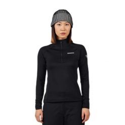 Kurtka narciarska 1/4 Zip damska Rossignol Blackside MIX. Czarne kurtki narciarskie Rossignol, na zimę, bez wzorów, bez kaptura, narciarskie. Za 554.00 zł.