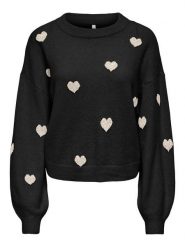 ONLY Sweter w kolorze czarnym rozmiar: XS. Czarne swetry ONLY, xs, bez wzorów, bez ramiączek. Za 100.45 zł.
