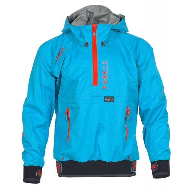 Kurtka wyprawowa na wyprawy wodne unisex Peak Tourlite wodoodporna. Niebieskie kurtki PEAK PADDLESPORTS, m, bez wzorów, sportowe, bez kaptura. Za 1,149.00 zł.