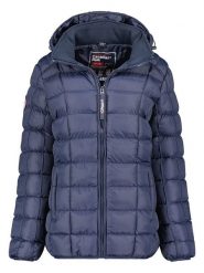 Canadian Peak Kurtka zimowa "Bambolineak" w kolorze granatowym rozmiar: L. Niebieskie kurtki Canadian Peak, na zimę, l, z aplikacjami, z puchu, bez kaptura. Za 217.99 zł.