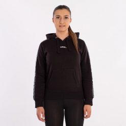 Bluza damska SOFTEE Star z kapturem. Czarne bluzy Softee, bez wzorów, retro, bez ramiączek, z kapturem. Za 155.99 zł.